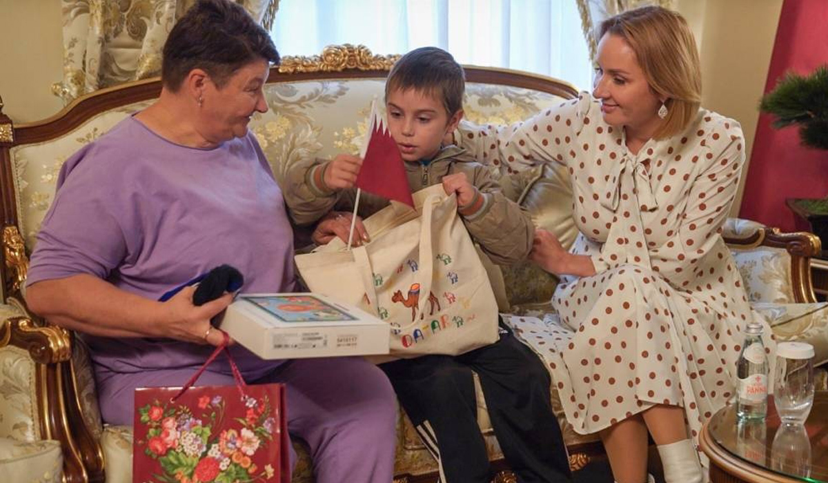Qatar Announces Successful Reunification Process of Ukrainian Children with Their Families